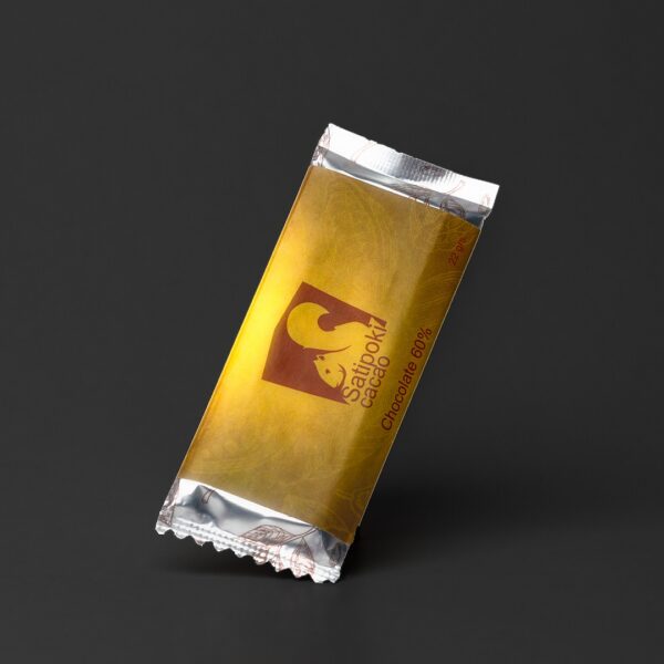 Chocolate bitter con piña, 20g